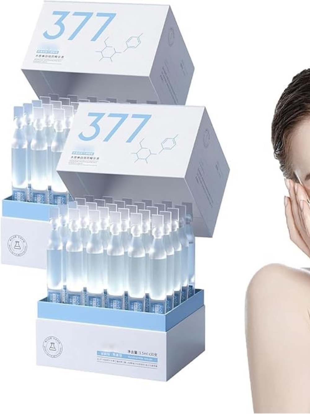 Hyaluronic Acid Serum 3% Hyaluronic Acid Serum-Hydrating Vials (2Box - 60Pcs)